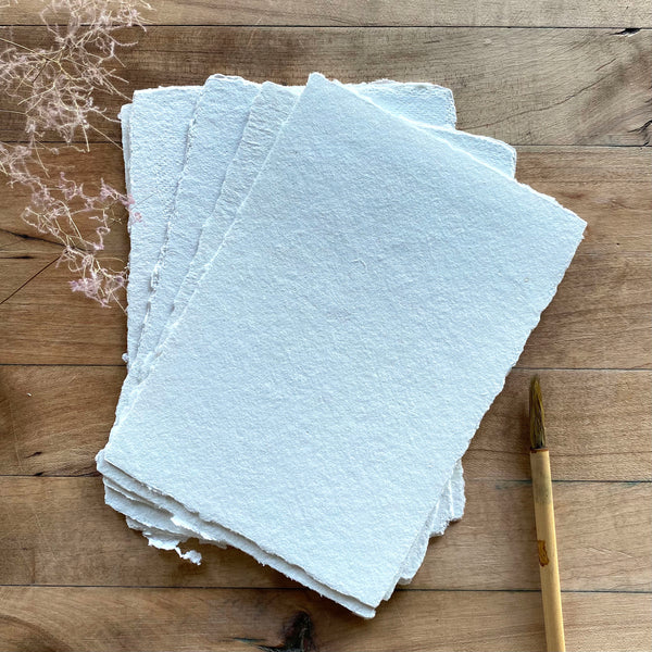 Handmade chlorophillyn paper